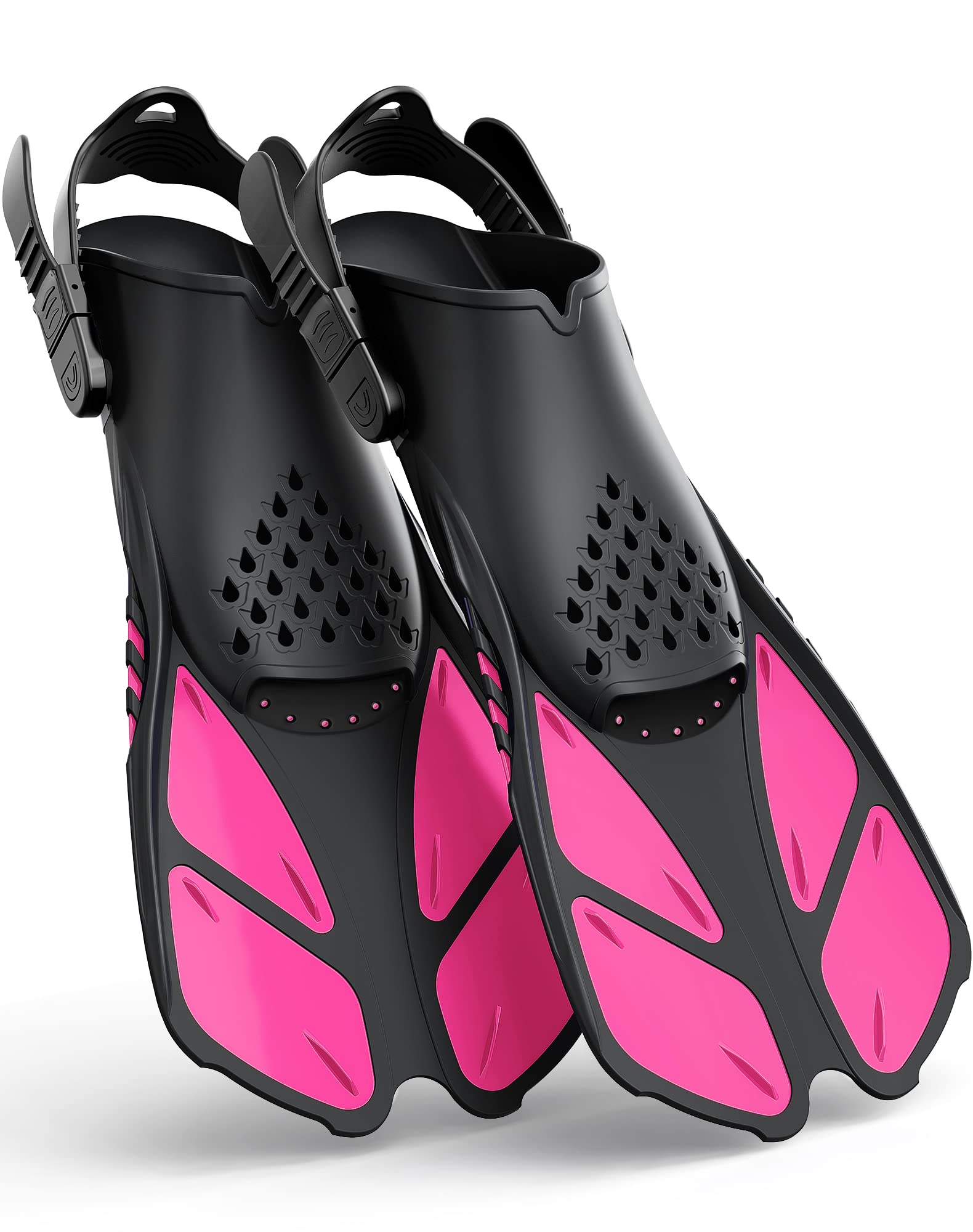 Snorkel Swim Fins Flippers Travel Size Short Swim Fins