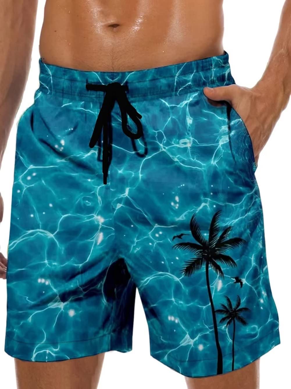 Men’s Swim Trunks Quick Dry Bathing Suit Swimming Board Shorts