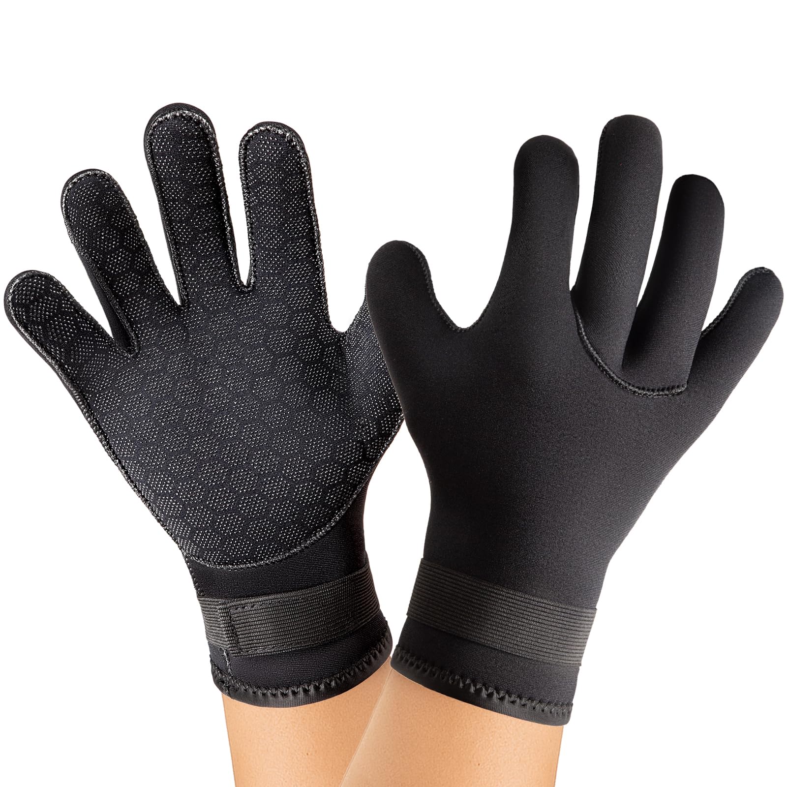 Wetsuit Gloves 3mm with Waist Strap for Scuba Diving Snorkeling