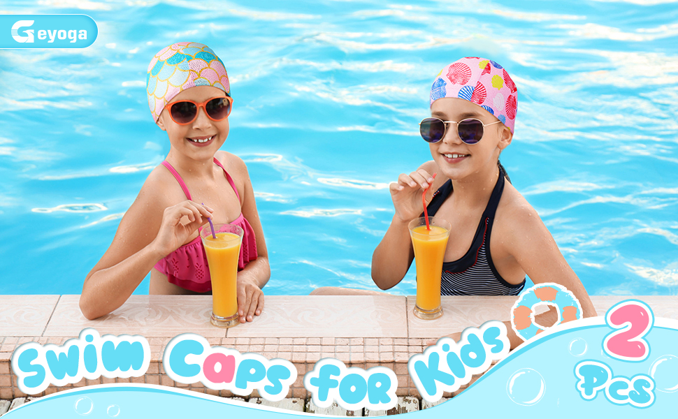 Kids Swimming Caps Photo