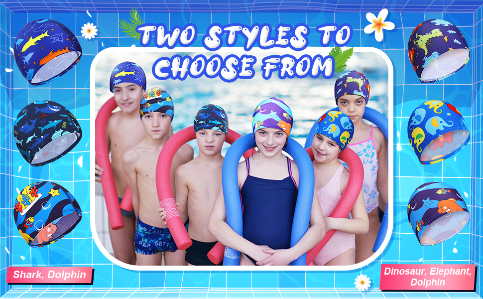 kids Swimming Caps Photo
